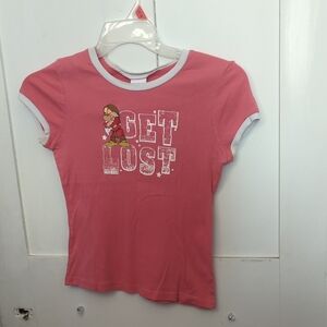 Vintage Disney Grumpy Dwarf "Get Lost" short sleeve fitted tee. Gently used.